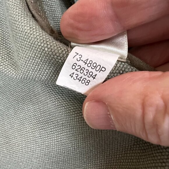 J Jill Jacket Womens Size XSP Olive Green Utility Military Distressed Denim Army - Picture 8 of 13